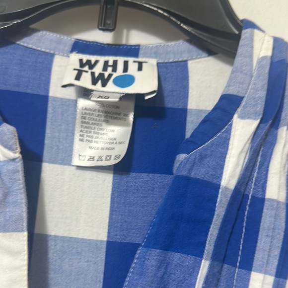 Blue and White Flutter Sleeve Tiered Midi Dress - Picture 5 of 8